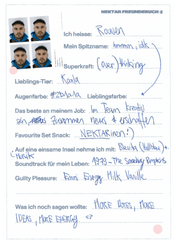 Freundebuch Rouven Niedermaier